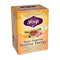 Yogi, Sweet Tangerine Positive Energy Tea, 16 Count