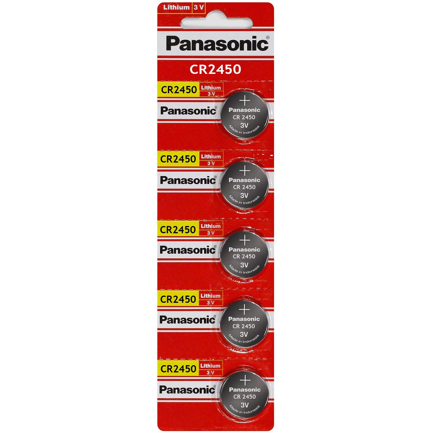 Panasonic PANASONIC-CR2450 620mAh 3V Lithium Primary Coin Cell Battery