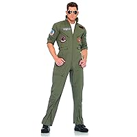 Leg Avenue mens Top Gun Flight Suit CostumeAdult Sized Costumes