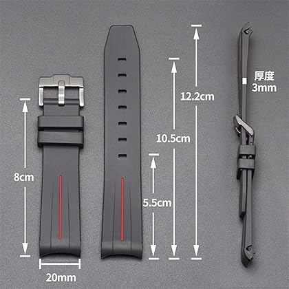 DFAMIN For Omega Swatch Joint Planet Series Moon Mercury Curved Rubber Strap For Moonswatch Watch Curved No Gap Rubber Strap Men Women 20MM Watchbands