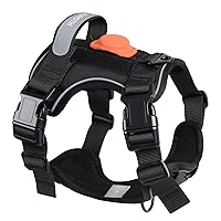 AUROTH Dog Harness Small Sized Dog, Small No Pull Dog Harness, Dog Harness for Small Dogs, Harness Small Size Dog Vest Harness with Handle, Black S
