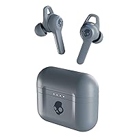 Skullcandy Indy ANC In-Ear Noise Canceling True Wireless Earbuds, 32 Hour Battery, Microphone, Works with iPhone Android and Bluetooth Devices - Grey