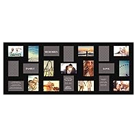 Flat Black 21 Opening Collage Wall Frame
