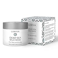 Dead Sea Mud Mask for Face and Body - Spa Quality Pore Facial Cleansing Clay for Acne, Blackheads & Oily Skin, Natural Skincare for Women, Men - Tightens Skin with Collagen - 142g/5Oz