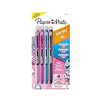 Paper Mate InkJoy Gel Pens, Candy Pop Colors, Medium (0.7mm) Point, Retractable, 4 Count