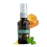 6% Active Propolis Royal Wasabi Sidr Honey Throat Spray - Natural Immune Support and Oral Health with Anatolian Propolis, Menthol, and Raw Honey | Non-Alcoholic Family Friendly Formula 1 oz