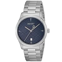 Gucci G Timeless Watch YA1264025A Ladies Silver [Parallel Import], NVY, Bracelet Type