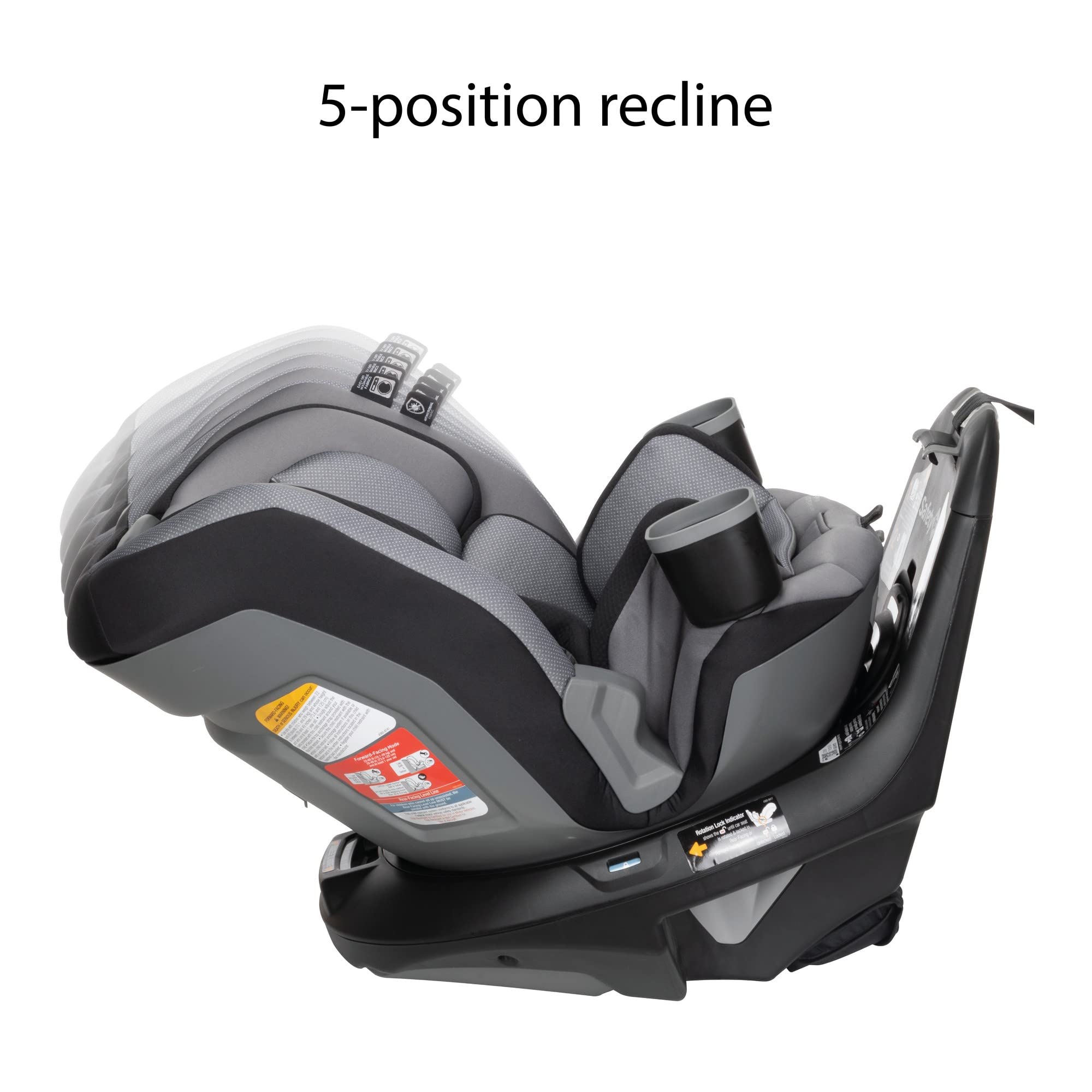 Safety 1st Turn and Go 360 DLX Rotating All-in-One Car Seat, Provides 360° seat Rotation, Dunes Edge