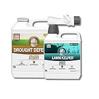 Lawn Kelper & Drought Defender - Seaweed & Kelp Fertilizer for All Grass, Plants & Veggies - Protects & Feeds in Summer - Enhances Nutrient Absorption - 32oz Hose End
