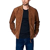 [BLANKNYC] mens Quick Action Suede Bomber
