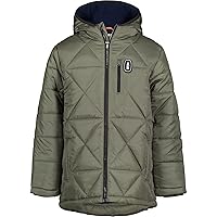 BASS OUTDOOR Boys' Heavy Weight Diagonal Quilted Puffer Coat