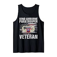 82nd Airborne Paratrooper Veteran Vintage T-shirt Mens Tank Top
