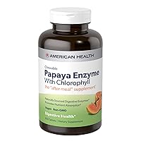 Papaya Enzyme with Chlorophyll Chewable Tablets - 600 Count (200 Total Servings)