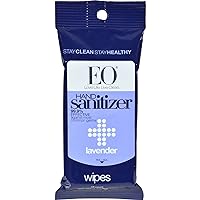 Eo Products Display Hand Santz Wipes Lav -Pack of 6,10 CT