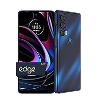 Motorola Edge | 2021 | 2-Day battery | Unlocked | Made for US | 8/256GB | 108MP Camera | Nebula Blue