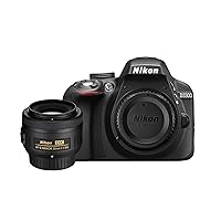 Nikon D3300 DSLR Body (Black) w/ 35mm F/1.8G