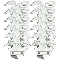 Tsubamesanjo Swan Can Opener, Set of 12, 2.6 inches (6.5 cm), Stainless Steel, Boxed, Made in Japan