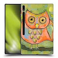Head Case Designs Officially Licensed Wyanne Orange Bird Owl Soft Gel Case Compatible with Samsung Galaxy Tab S8 Ultra