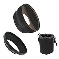 Ultra Wide Angle Conversion Lens (Low Profile) Compatible with Nikon COOLPIX B700 (Includes Lens Adapter)