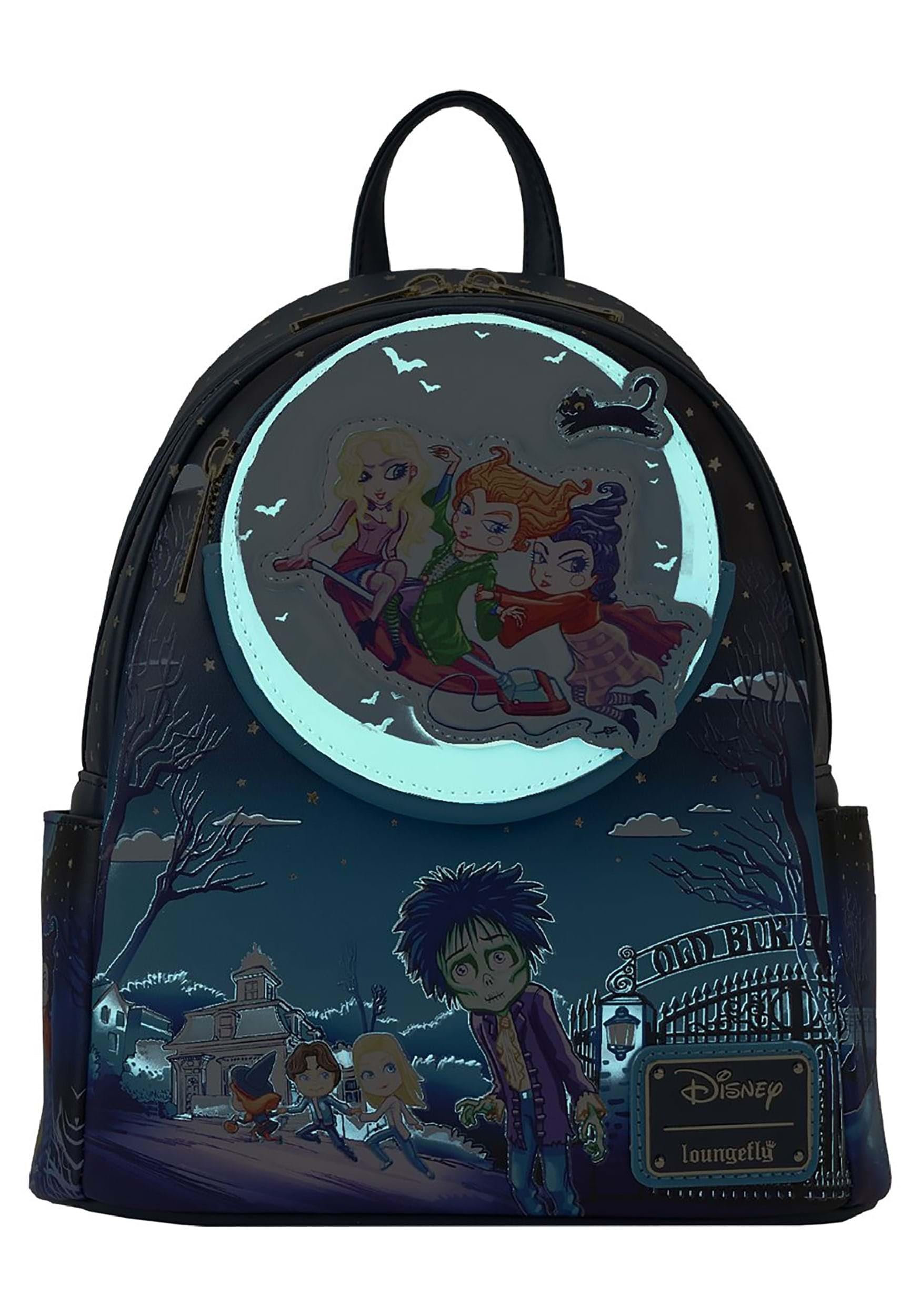 Loungefly Hocus Pocus Poster Glow Double Strap Shoulder Bag