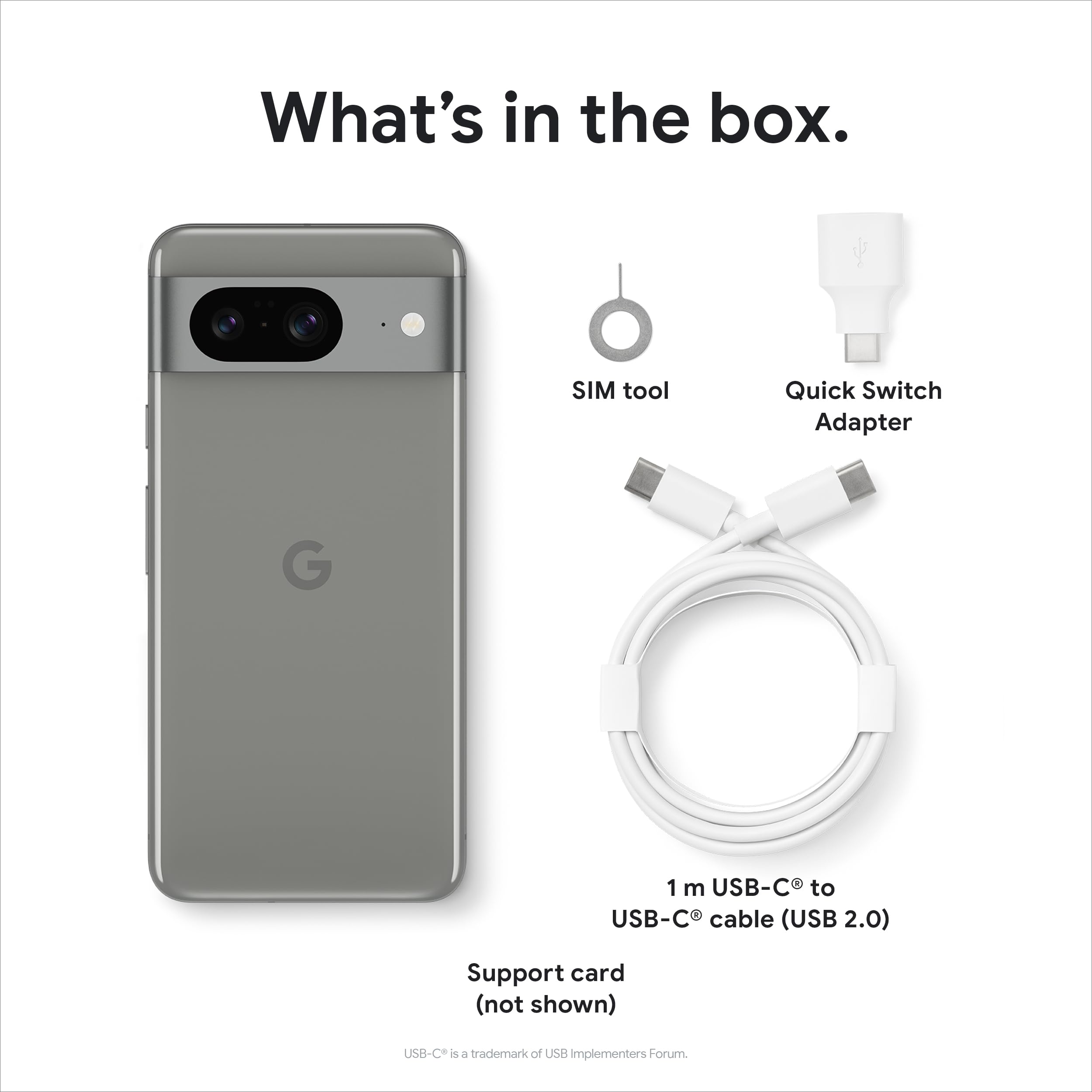 Google Pixel 8 - Unlocked Android Smartphone with Advanced Pixel Camera, 24-Hour Battery, and Powerful Security - Hazel - 128 GB