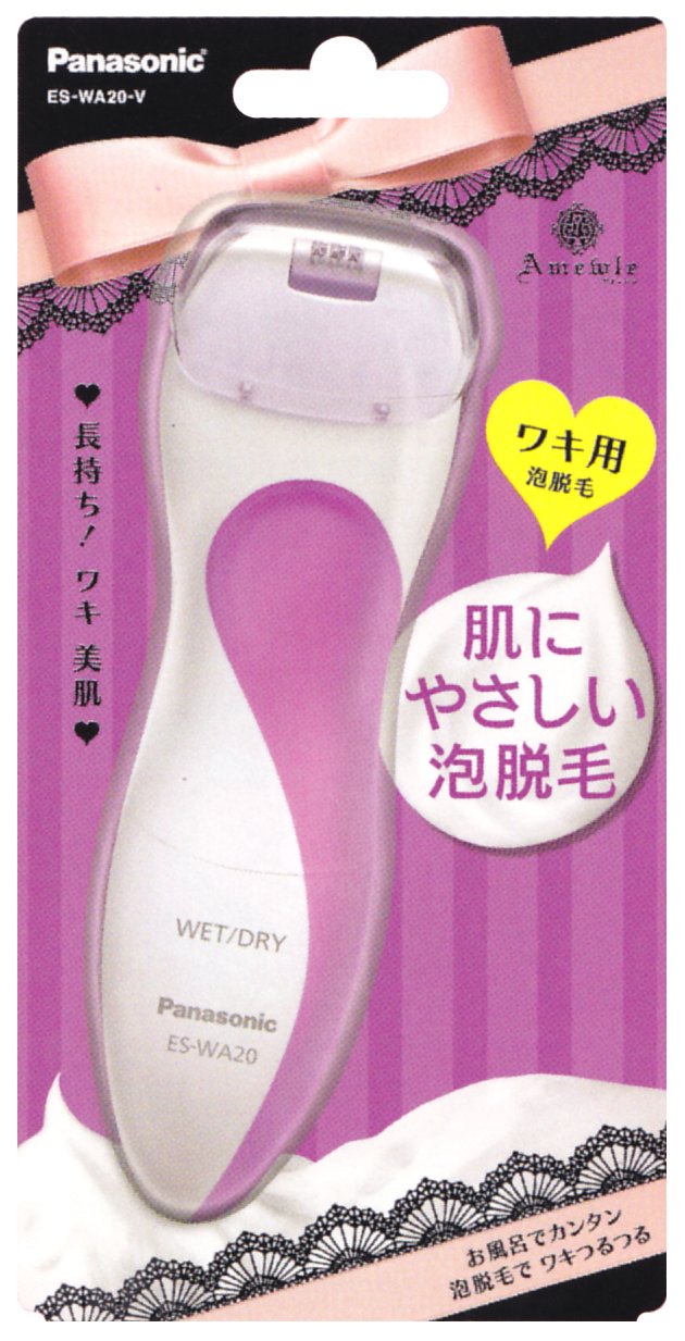 Panasonic Amewle Ladies Wet/Dry Epilator ES-WA20 Violet　(Japan Model)