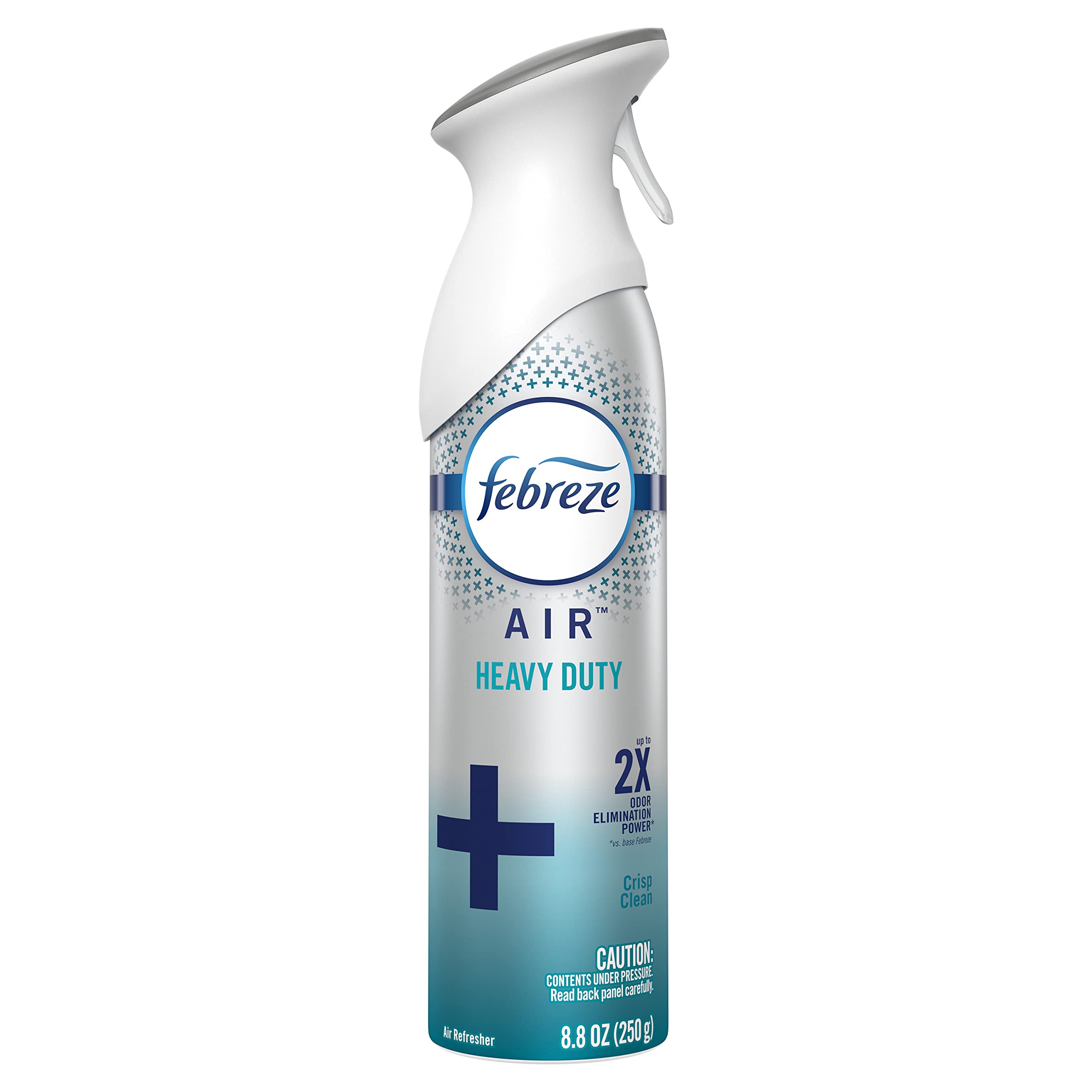 Febreze Air Freshener Heavy Duty Spray, Odor Fighter, Crisp Clean, 8.8 oz (Pack of 6)