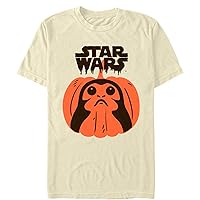 STAR WARS Men's The Last Jedi Halloween PORG-o'-Lantern T-Shirt