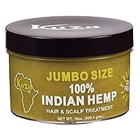 Indian Hemp Jumbo Hair & Scalp Treatment 18 oz. - Smooth, Soften & Moisturize