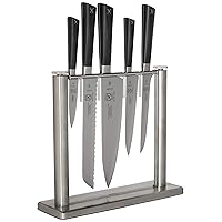 Mercer Culinary Züm 6-Piece Forged Block Set, Stainless Steel/Glass