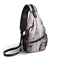 Sling Bag Chest Crossbody Backpack Travel Hiking Daypack for Women Men with Strap Purse Lightweight Shoulder Bags