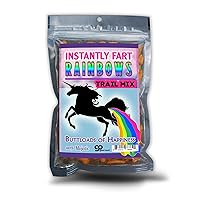Instantly Fart Rainbows Trail Mix - Funny Unicorn Gift for Kids and Adults, Made in America