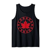 Canada Maple Leaf Flag Canadian Proud Canadian Tank Top