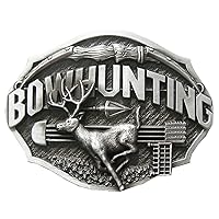 Vintage Western Wildlife Bowhunting Deer Belt Buckle also Stock in US