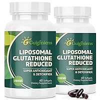 Liposomal Glutathione 2000 MG, 10x Better Absorption, Glutathione Supplement with Hyaluronic Acid + Collagen Peptide + Resveratrol, Powerful Antioxidant, Health Aging, Immune Health, 120 Count