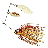 Impact Ignite | Spinnerbaits with 2 Willow Leaf Blades | Sink Fast Fishing Lure for Bass and Trout | Silicon Skirt, Swim Jig Saltwater and Deep Water Fishing Bait
