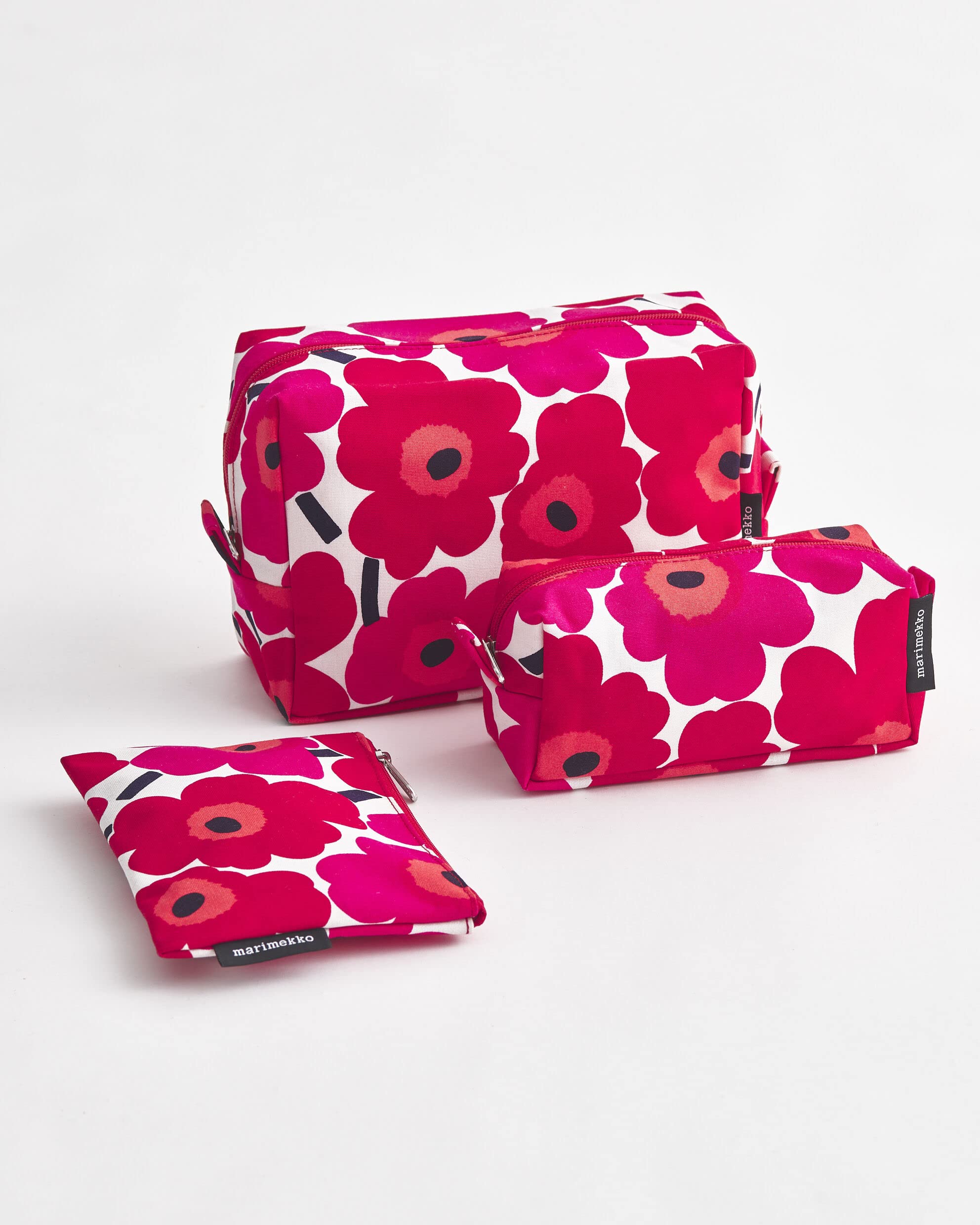 Marimekko - Kaika Mini Unikko Cosmetic Pouch (Red Poppy), 7x4x3 in