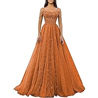 Orange Prom Dresses Long Plus Size Sequin Formal Evening Gown Off The Shoulder Sparkly Dress Size 18W