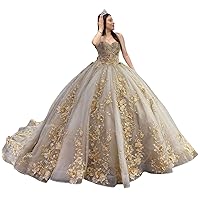 Zhangyo Strapless Quinceanera Dresses Ball Gown Puffy Sweet 16 Dresses for Teens Sweetheart Pegeant Gowns for Women CXL087
