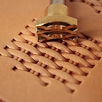 Basket Weave Leather Stamp Tool Stamps Stamping Carving Punches Tools Craft Leathercrafting