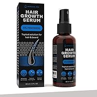 Professional Hair Growth Solution - Minoxidil 5% Hair Growing Serum for Fuller, Longer Hair
