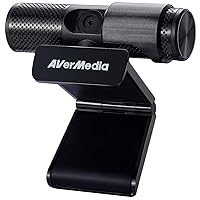 AVerMedia Live Streamer Cam 313 - Full HD 1080P Webcam with Privacy Shutter, Dual Microphone, 360 Degree Swivel for Video Conference - NDAA Compliant (PW313)