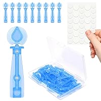 Sterile Pimple Needles, 100 Pcs Disposable Acne Needles and 144 Dots Acne Pimple Stickers - Effective Blemish & Blackhead Removal Tools for Clear Skin