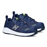 New Balance Men's Composite Toe Logic Industrial Boot, Navy/Lime EH, 8.5