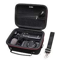 Hard Case for Sony ZV-1F / ZV-1 / ZV-1 II Digital Camera with Shoulder Strap by LTGEM, Fits Vlogger Accessory Kit Tripod and Microphone - Travel Protective Carrying Storage Bag