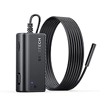 0.21inch Lens USB Endoscope Inspection Camera with 6 Adjustable LEDs for Android 720P HD Endoscope Camera USB Borescope Windows Computer & MAC--16.4ft/5M Cable 