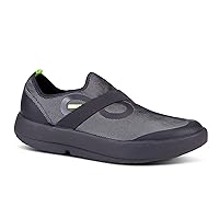OOFOS Men’s OOmg Fibre Low Shoe - Lightweight Recovery Footwear - Reduces Stress on Feet, Joints & Back - Durable, Breathable Fabric - Machine Washable