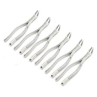 Set of 6 Dental EXTRACTING Forceps #17 Dental Extraction Instruments