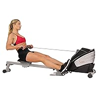Sunny Health & Fitness Rowing Machine with Optional Magnetic Rower or Air Rower Exclusive SunnyFit App and Smart Connectivity