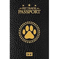 Pet Passport & Medical Record, for Pet Health and Travel Size 6